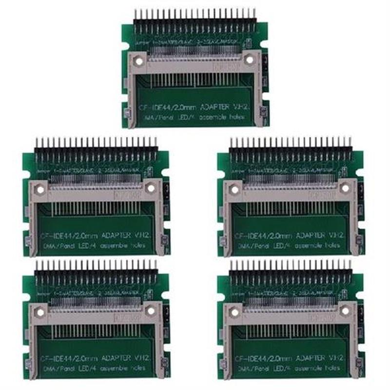 5X IDE 44 Pin Male To CF Compact Flash Male Adapter