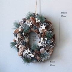 Winter Rustic Xmas Hangings Home Decoration Accessories Chri