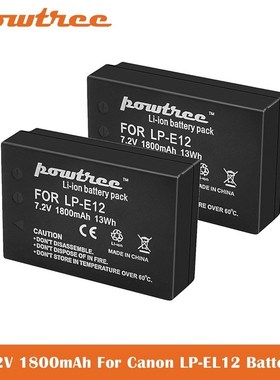 LP E12 Battery Charger 7.2V 1800mAh  for Canon SX70 HS EOS