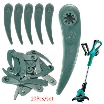 10pcs Plasitc Grass Trimmer Blade cutter Replacement Parts D