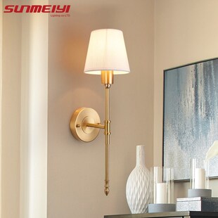 New Full Copper Wall Lamps lampara de pared dormitorio led I