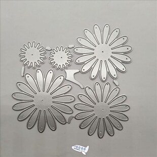 5pcs/Set Craft Dies Flower Decor Metal Cutting Dies Scrapboo