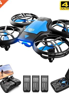 V8 New Mini Drone 4K 1080P HD Camera WiFi Fpv Air Pressure H