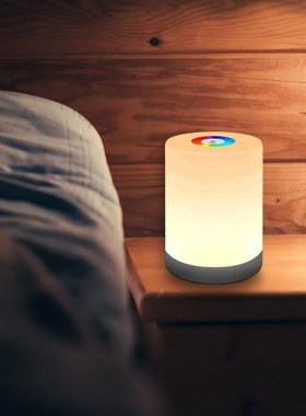 Table-Lamp Charging-Night-Light Touch-Control Bedside Color