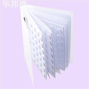 White 70pairs Eyelash Storage Book Makeup Display Container