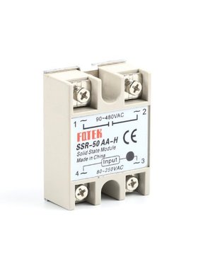 solid state relay SSR-50AA-H 50A actually 80-250V AC TO 90-4