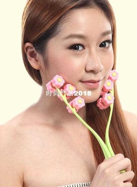 Newest Roller Slimming Face Flower Type Elastic Facial Massa