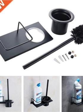 Bathroom Toilet Brush Hanging Rack Wall-mounted Drainable St