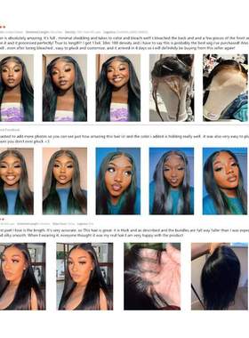 28 30 Inch Straight Lace Front Wig 13x6 Hd Lace Frontal Wig