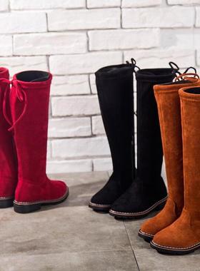 Fur Kids Snow Boots Winter Female Fashion Boots Girls Prince