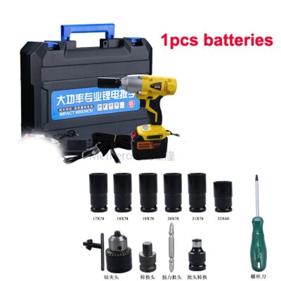 Electric Impact Wrench Powerful Wrench Scaffolding Lithium E