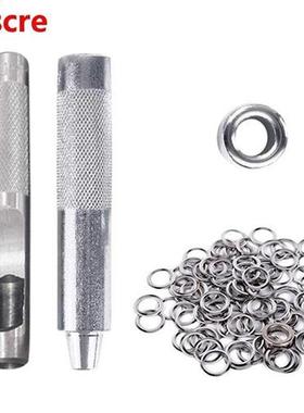 120pcs Black Nickel Eyelet and Eyelet Punch Die Tool Set for