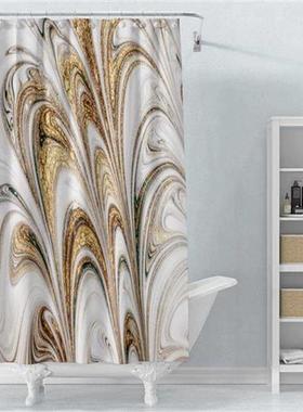 180x180cm Bathroom Set Shower Curtain Non slip Mats Bath Ca