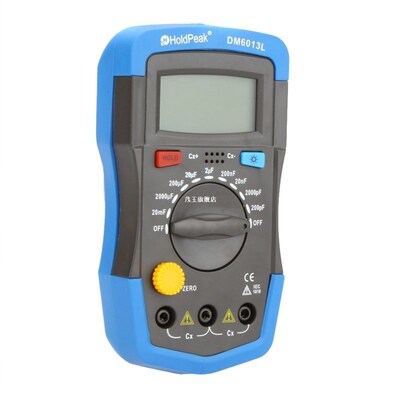 DM6013L Handheld capacimetro Digital Capacitance Meter teste