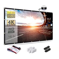 16:9 Portable Polyester Soft Screen Projector Outdoor Film P