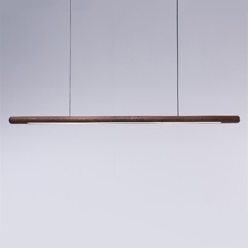 Designer Dining Room Wood Pendant Lights Black Walnut Minima