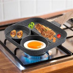 4-cup Fried Egg Pan Non-stick Frying Pan Aluminum Pan Non