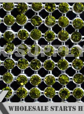 P2 4mm(40x150cm) Iron On Hot-Fix Crystal Rhinestone Sheet Wi