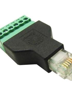 10pcs RJ12 Tel ADSL Plug Modular Plugs 6P6C for Solid Connec