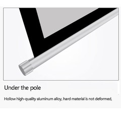 Thinyou Projector Screen 60 inch 169 Matte Gray Fabric Fibe