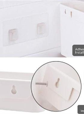 Wall Mounted Storage Box Cosmetic Remote Control Holder