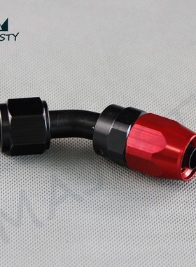 NIVERSAL -12AN AN12 45 degree SWIVEL OIL/FEL LINE HOSE END F