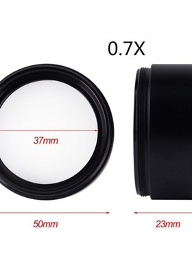 2Pcs Wd120 0.7X Trinocular Stereo Microscope Auxiliary Objec