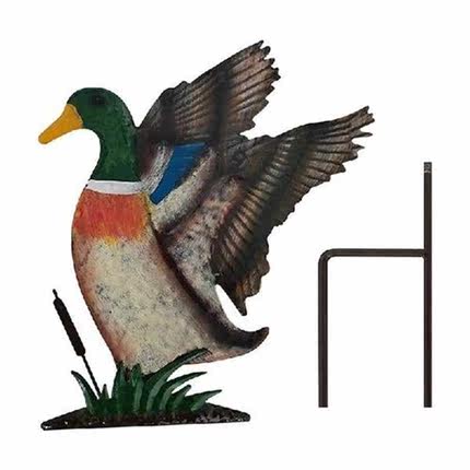 Garden Duck Crafts Weatherproof Rust-proof Wrought Iron