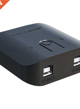 ACASIS USB.0 Computer Printer Office Sharer 2-Port KVM Swit