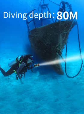 50000lm Diving Flashlight Photography Led Light Underwater