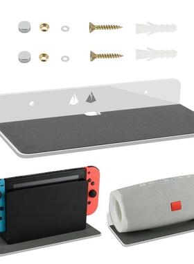 Acrylic Wall Mounted Storage Shelf Speaker Rack Floating