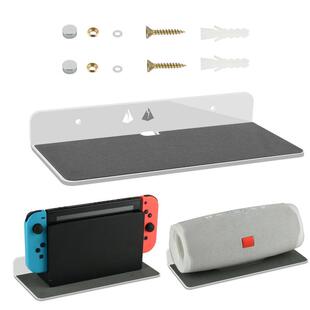 Acrylic Wall Mounted Storage Shelf Speaker Rack Floating