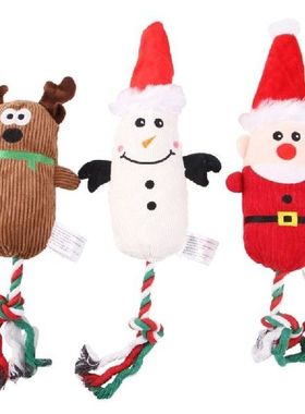 Plush Chew Toy Squeaky Dog Toy for Aggressive Chewer Cute