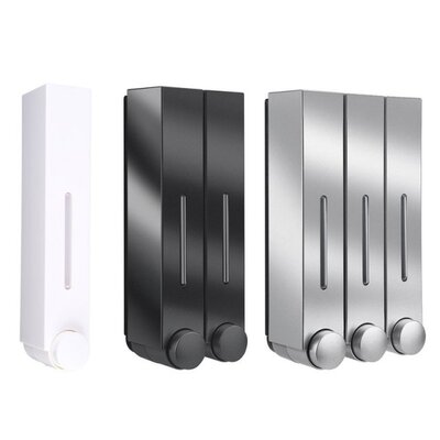 420ML Wall Mounted Bathroom Liquid Soap Dispenser Washing Lo
