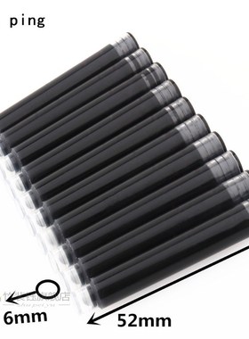 30pcs Color Ink Supplies fountain Pen  ink Refill cartridge