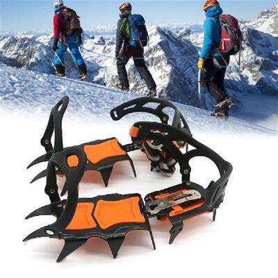 12 Teeth Ice Crampons Winter Snow Boot Shoes Ice Gripper