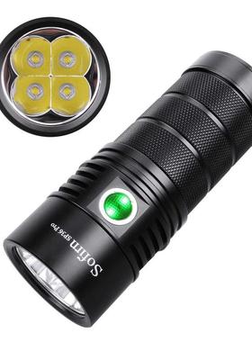 Sofirn SP36 Pro Anduril 4*SST40 Powerful 8000LM LED Flashlig