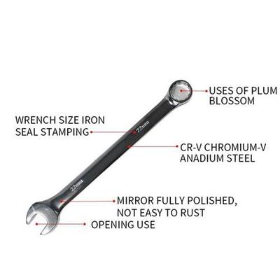 Ratchet Combination Wrench Set Chrome Vanadium Steel Wrench