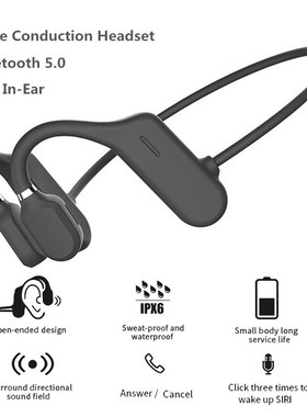 Bone Conduction Wireless Bluetooth 5.0 Binaural Earphone Ea