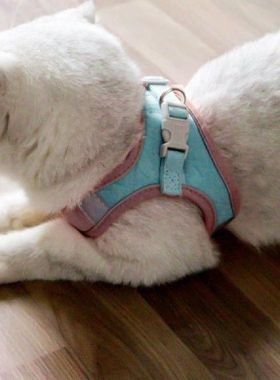 Cat Safety Vest Harness Adjustable Traction Rope With
