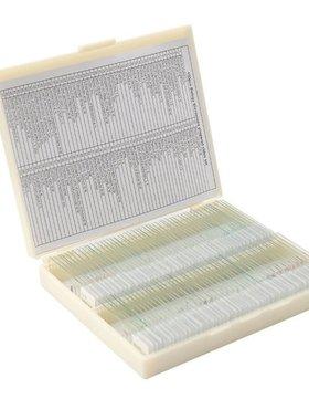 100PCS/Set Biological Glass Sample Prepared Basic Tissues Sc