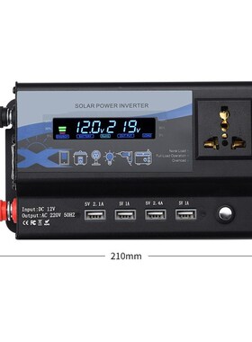 Pure Sine Wave Inverter DC 12V/24V To AC 110V/220V 3000W Car