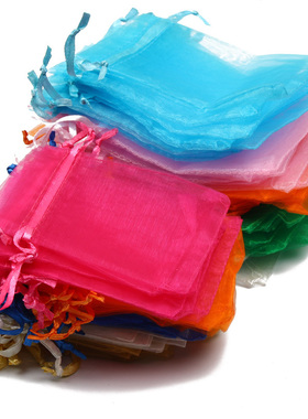Wholesale 7x9/9x12/10x15/13x18CM Organza Bags Drawable Bags
