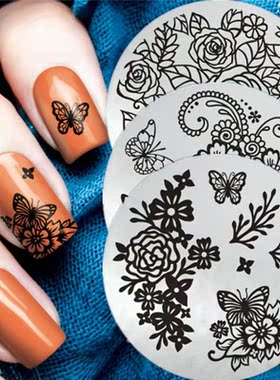 5.6*5.6cm DIY Nail Stamping Plates Nail Art Templates