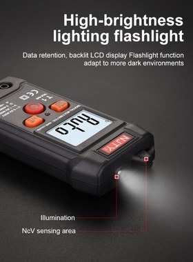 T1 Digital Multimeter Mini Portable NCV Voltage Meter 600V T