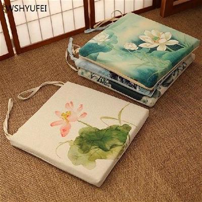 Chinese style dining chair cushion thickening removable and