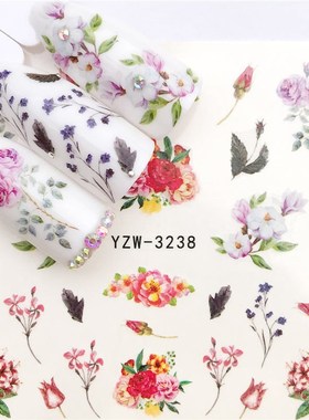 YWK 1 PC Nail Art Transfer Nail Stickers Water Decals Beaut