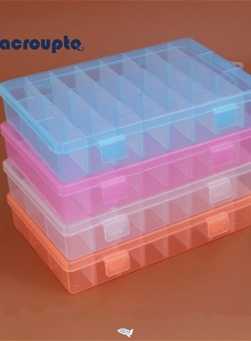 Life Essential 24 Compartment Storage Box Practical Adjustab