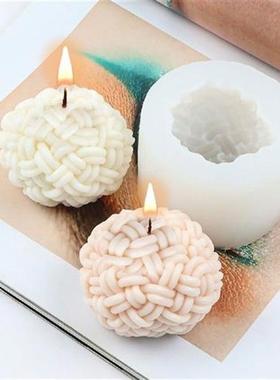 3d Silicone Woolen Candle Molds Korean Candle Mold Woolen