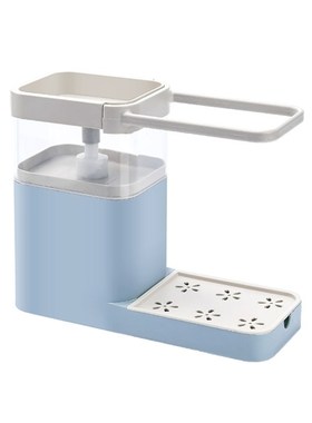 Multifunctional Soap Pump Dispenser with Sponge Holder Dishw